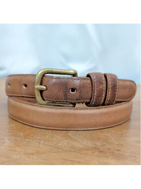 Coach New York City Made Vintage Glove Tanned Leather Belt 6611 30"